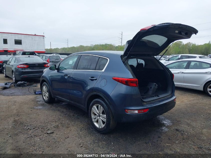 2017 Kia Sportage Lx VIN: KNDPMCAC3H7186200 Lot: 39244713