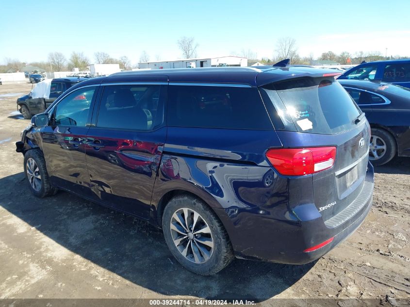 2018 Kia Sedona Sx VIN: KNDMC5C14J6422409 Lot: 39244714