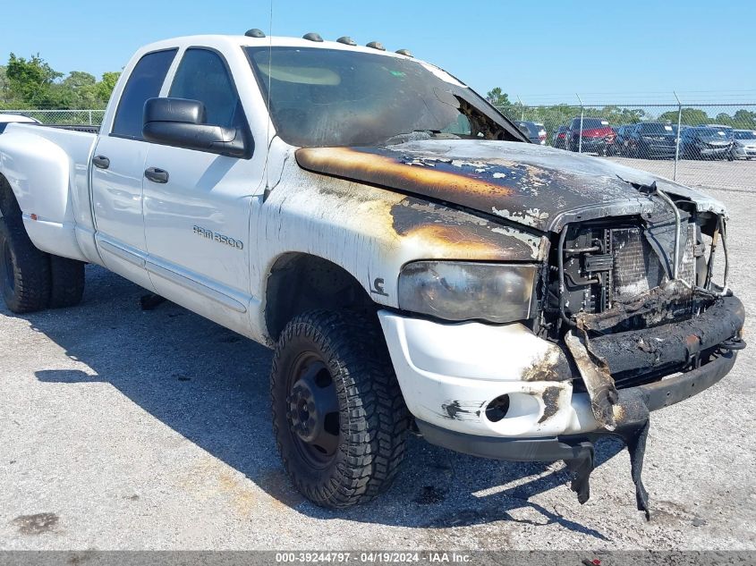 2004 Dodge Ram 3500 Slt/Laramie VIN: 3D7MU48CX4G231961 Lot: 39244797