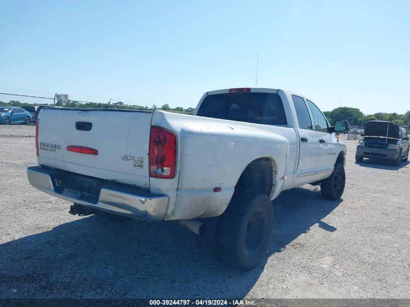 2004 Dodge Ram 3500 Slt/Laramie VIN: 3D7MU48CX4G231961 Lot: 39244797