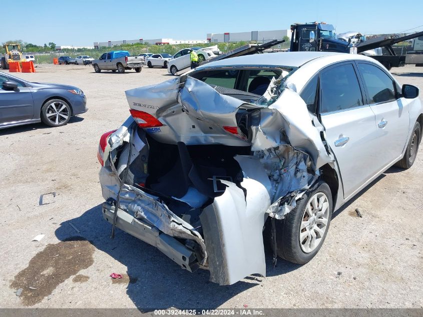 2013 Nissan Sentra S VIN: 3N1AB7AP0DL725385 Lot: 39244825