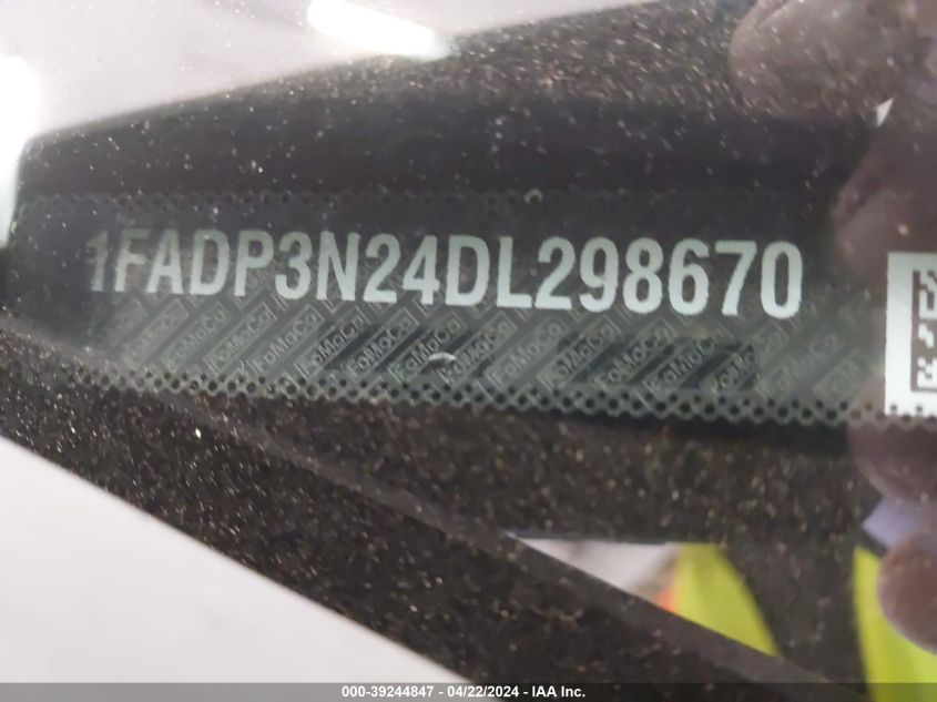 2013 Ford Focus Titanium VIN: 1FADP3N24DL298670 Lot: 51103634