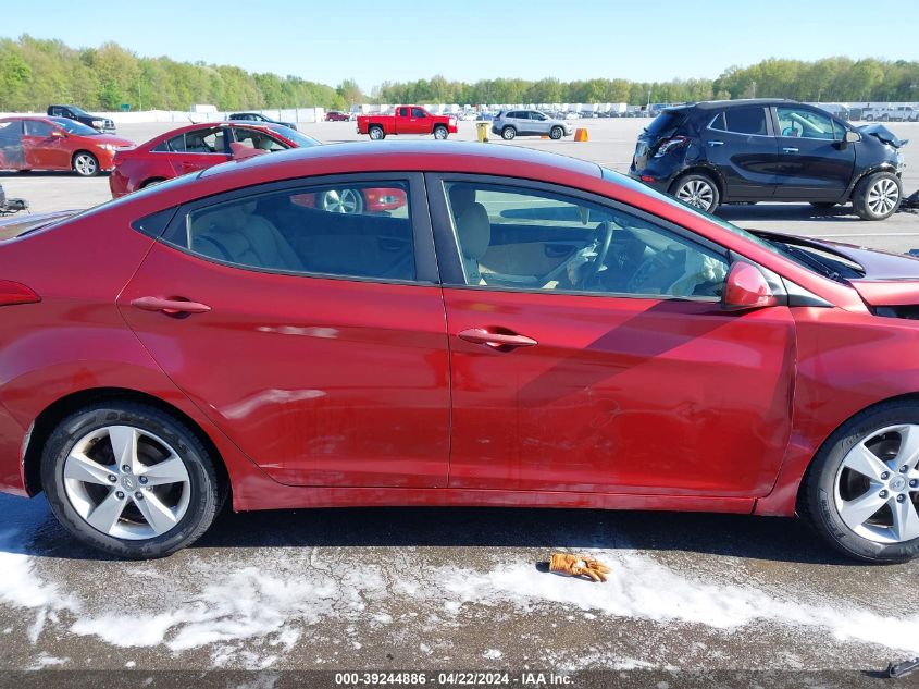 2013 Hyundai Elantra Gls VIN: 5NPDH4AE3DH383517 Lot: 46514604