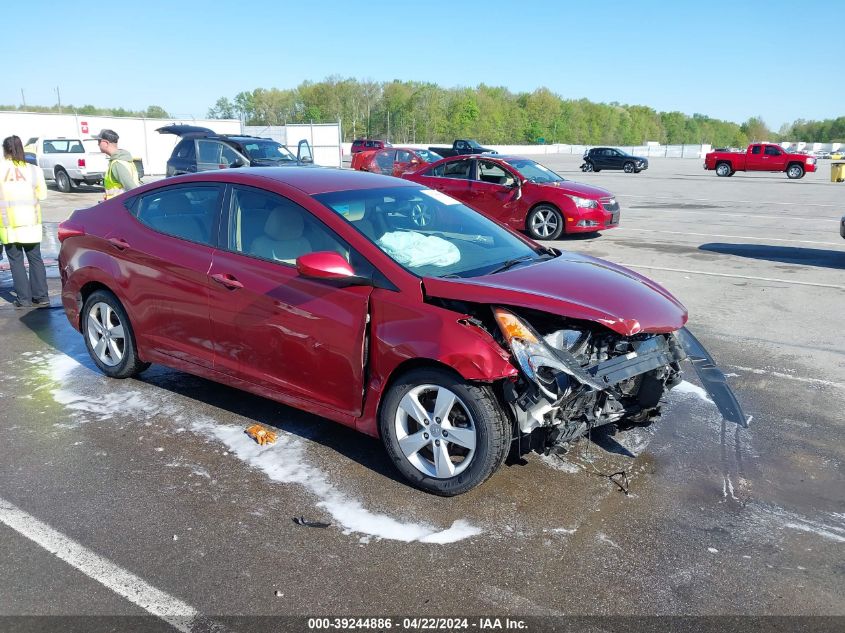 2013 Hyundai Elantra Gls VIN: 5NPDH4AE3DH383517 Lot: 46514604