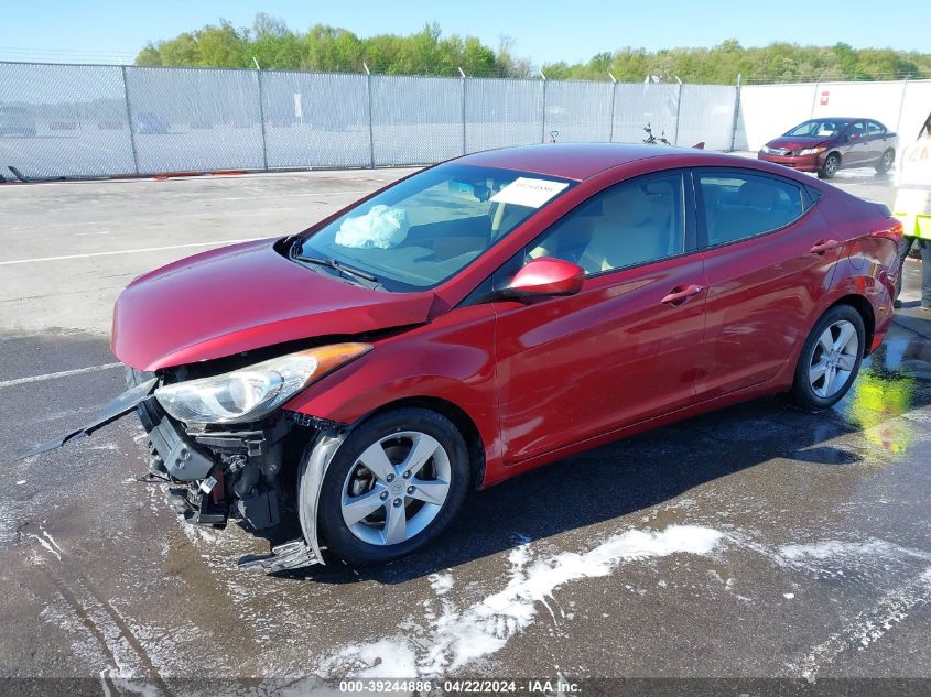 2013 Hyundai Elantra Gls VIN: 5NPDH4AE3DH383517 Lot: 46514604