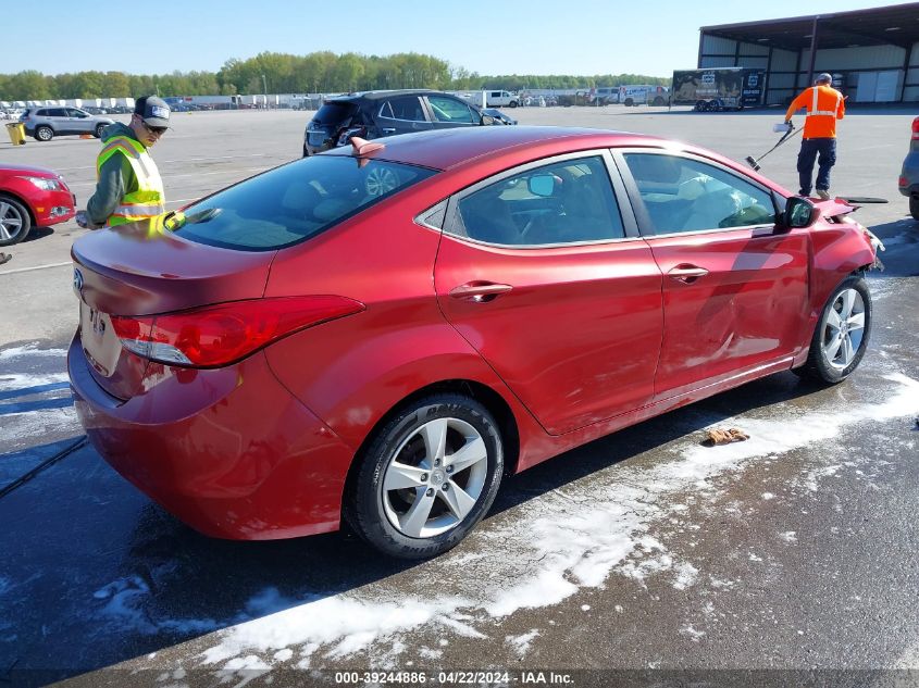 2013 Hyundai Elantra Gls VIN: 5NPDH4AE3DH383517 Lot: 46514604