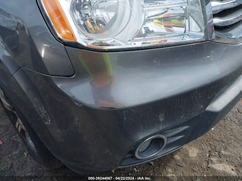 2013 Honda Pilot Ex-L VIN: 5FNYF3H55DB035918 Lot: 50140344