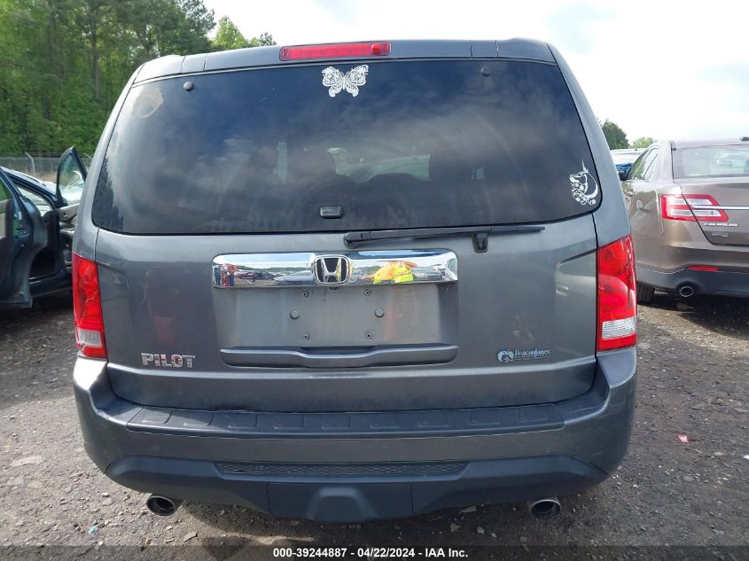 2013 Honda Pilot Ex-L VIN: 5FNYF3H55DB035918 Lot: 50140344