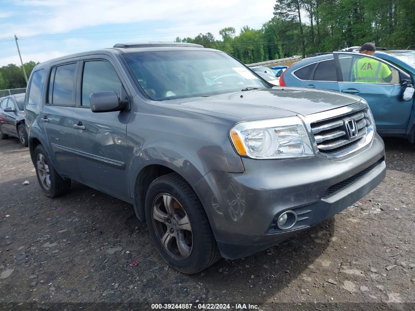 2013 Honda Pilot Ex-L VIN: 5FNYF3H55DB035918 Lot: 50140344