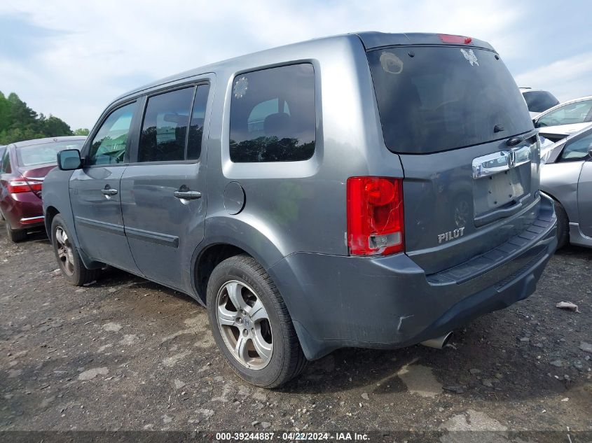 2013 Honda Pilot Ex-L VIN: 5FNYF3H55DB035918 Lot: 50140344