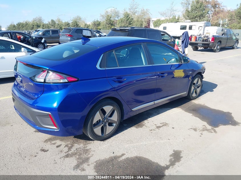 2020 Hyundai Ioniq Hybrid Sel VIN: KMHC85LC3LU232674 Lot: 39244911