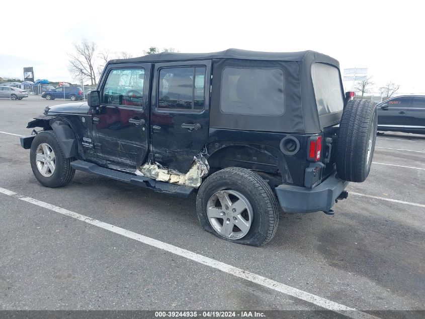 2016 Jeep Wrangler Unlimited Sport VIN: 1C4BJWDG7GL115882 Lot: 39244935