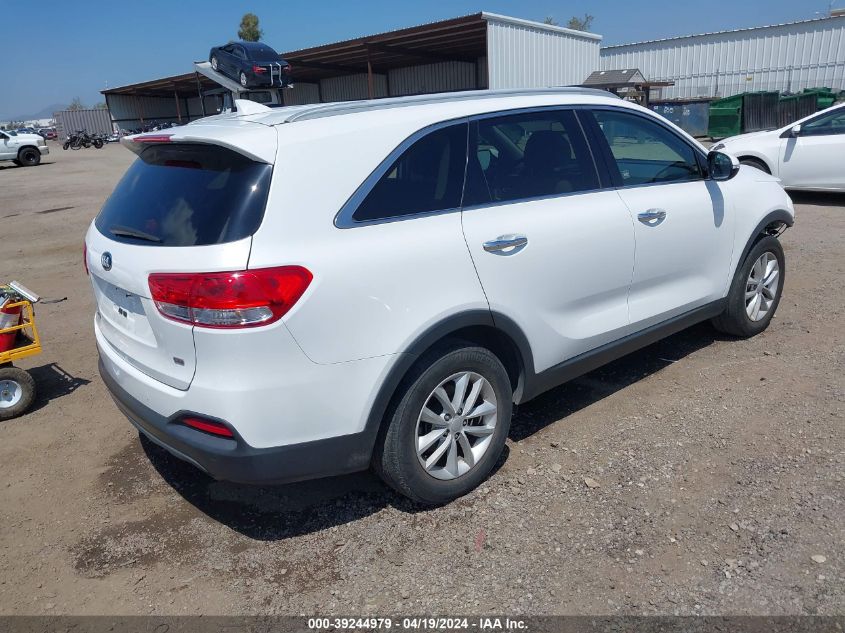 2018 Kia Sorento 2.4L Lx VIN: 5XYPG4A39JG339443 Lot: 39244979