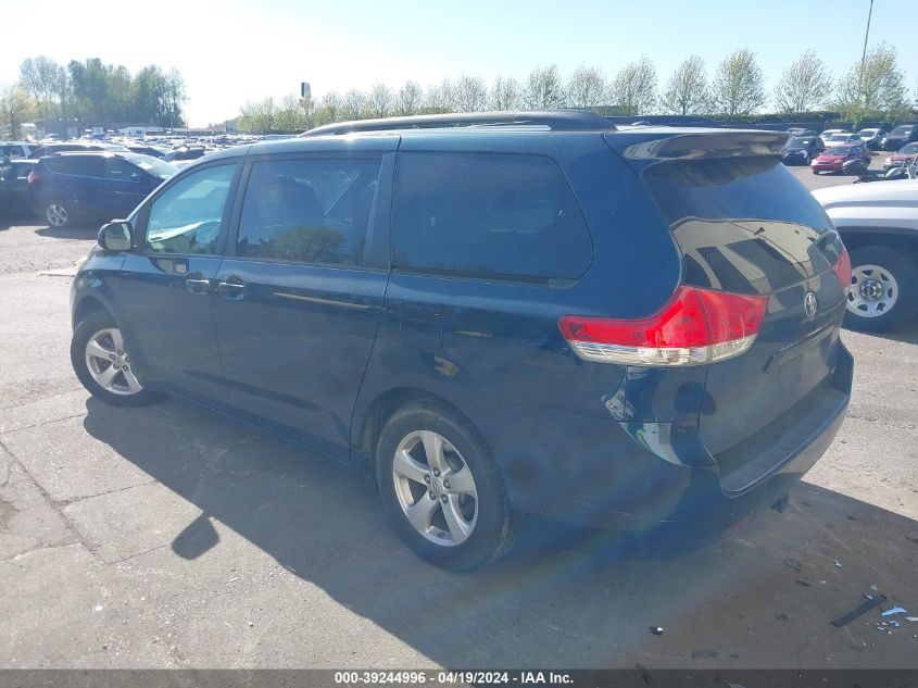 2011 Toyota Sienna Le V6 VIN: 5TDKK3DC0BS066184 Lot: 39244996