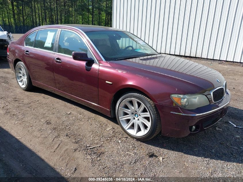 WBAHN83506DT27801 | 2006 BMW 750LI