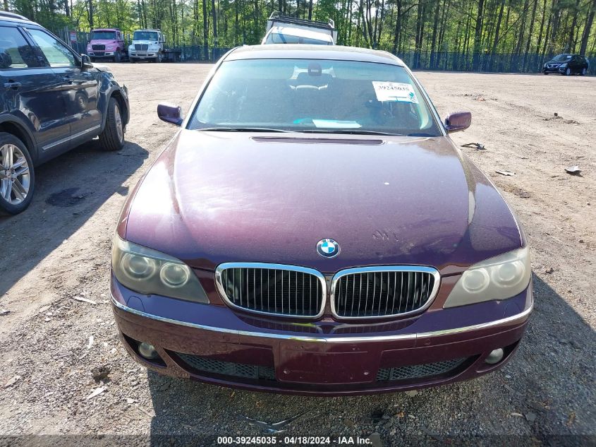 WBAHN83506DT27801 | 2006 BMW 750LI