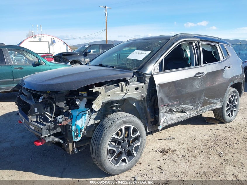 VIN 3C4NJDDB8LT122165 2020 JEEP COMPASS TRAILHAWK
