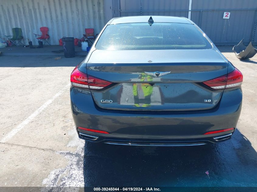 2018 Genesis G80 3.8 VIN: KMHGN4JEXJU243760 Lot: 39245044