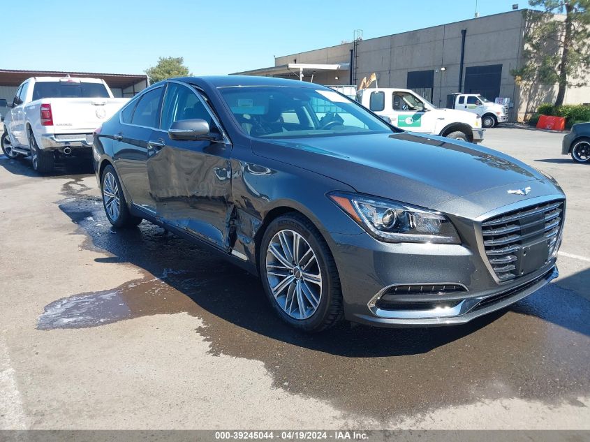 2018 Genesis G80 3.8 VIN: KMHGN4JEXJU243760 Lot: 39245044