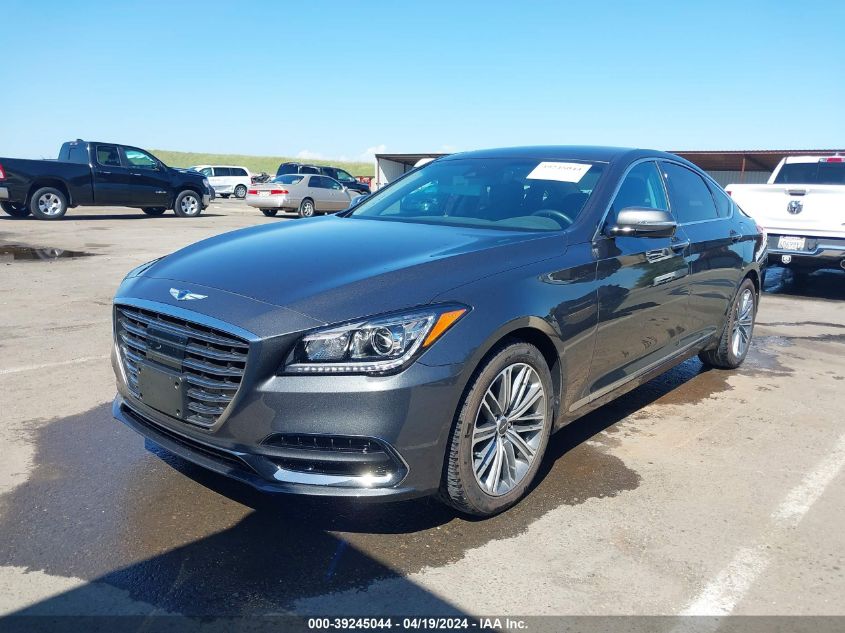 2018 Genesis G80 3.8 VIN: KMHGN4JEXJU243760 Lot: 39245044