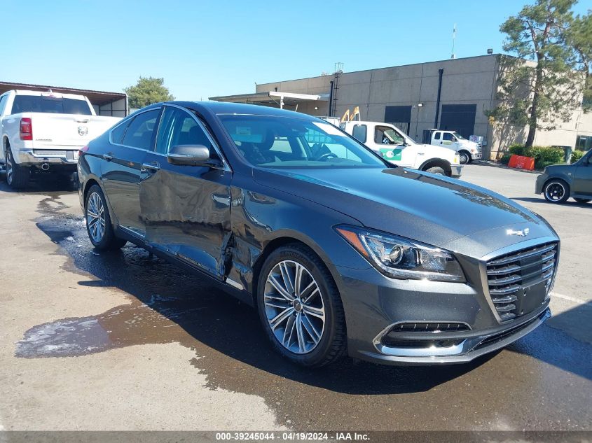 2018 Genesis G80 3.8 VIN: KMHGN4JEXJU243760 Lot: 39245044