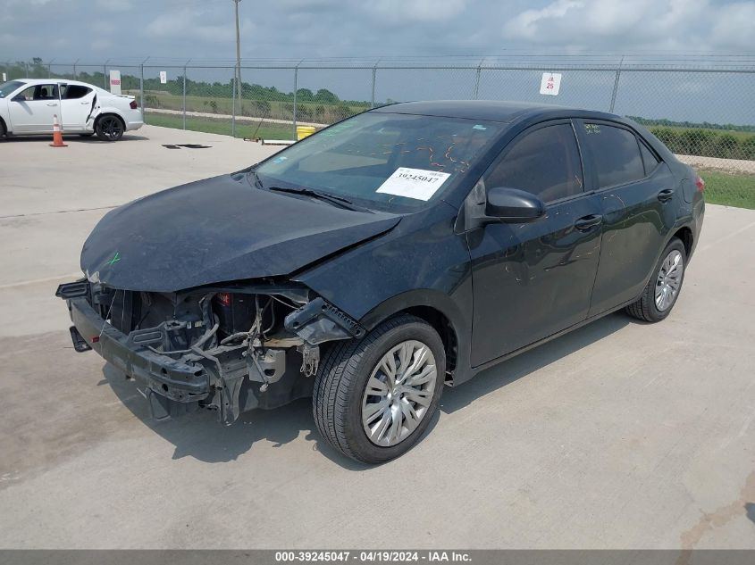 2014 Toyota Corolla Le VIN: 2T1BURHEXEC092720 Lot: 39245047