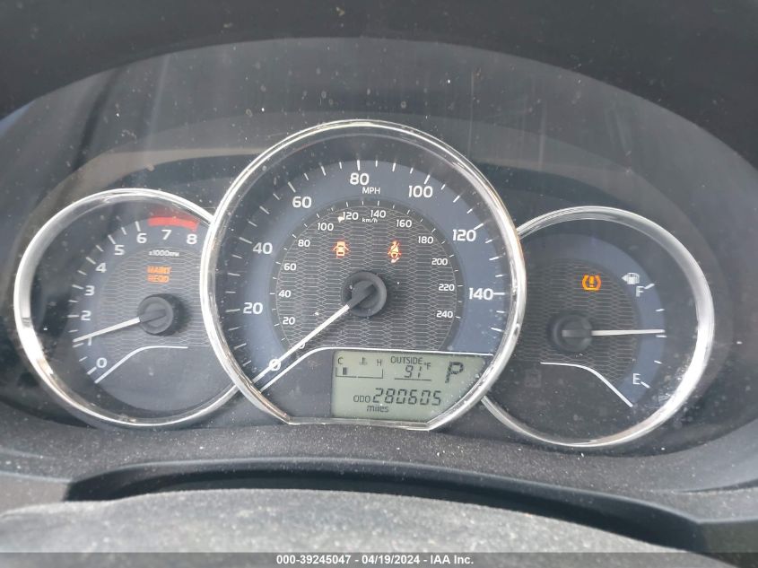 2014 Toyota Corolla Le VIN: 2T1BURHEXEC092720 Lot: 39245047