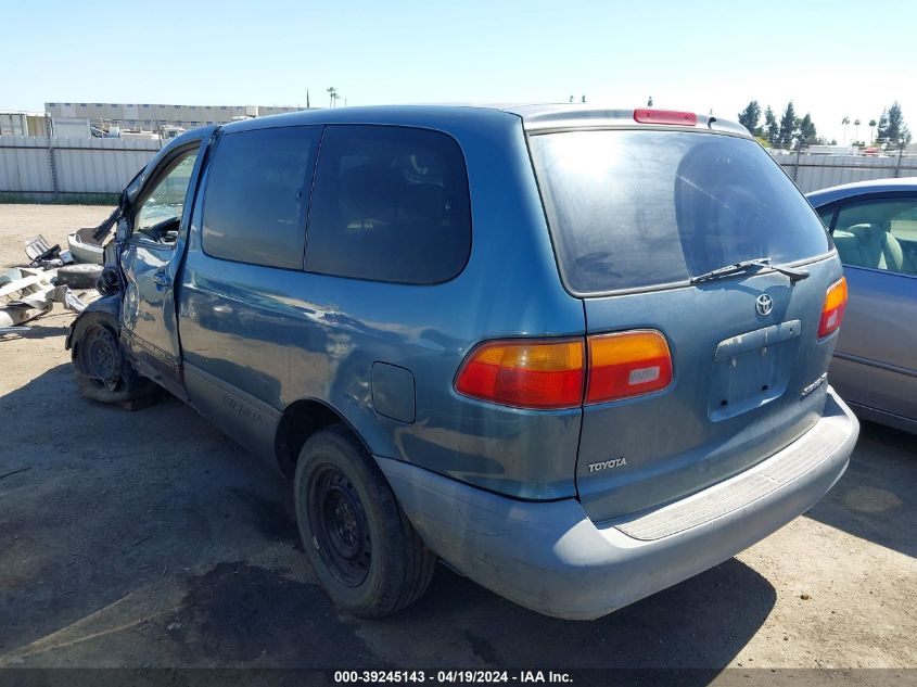 2000 Toyota Sienna Ce VIN: 4T3GF19CXYU250062 Lot: 39245143