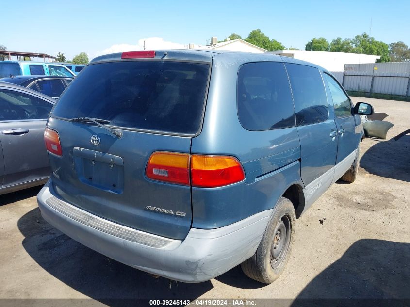 2000 Toyota Sienna Ce VIN: 4T3GF19CXYU250062 Lot: 39245143