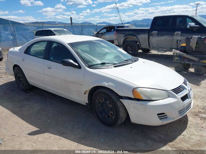 2005 Dodge Stratus Sxt VIN: 1B3EL46X95N601430 Lot: 39245175
