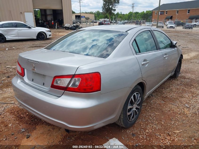 2012 Mitsubishi Galant Es/Se VIN: 04A32B3FF6CE01398 Lot: 39243140