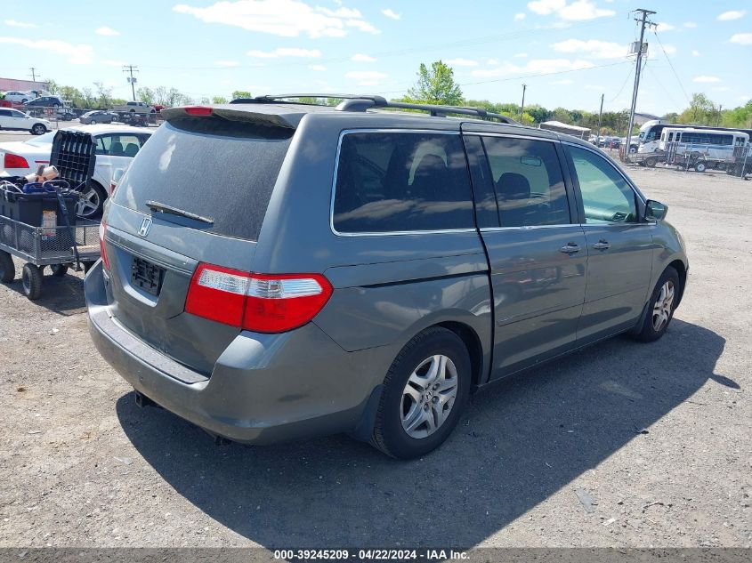 2007 Honda Odyssey Ex VIN: 5FNRL38407B443980 Lot: 39245209