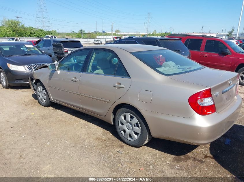 2002 Toyota Camry Le/Xle/Se VIN: 4T1BE32K12U094908 Lot: 46647114