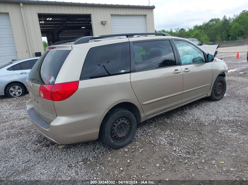 2010 Toyota Sienna Le VIN: 5TDKK4CC4AS341366 Lot: 39245302