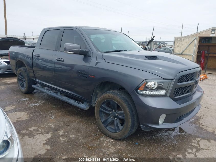 2017 Ram 1500 Night 4X4 5'7 Box VIN: 1C6RR7MT2HS796560 Lot: 39245314