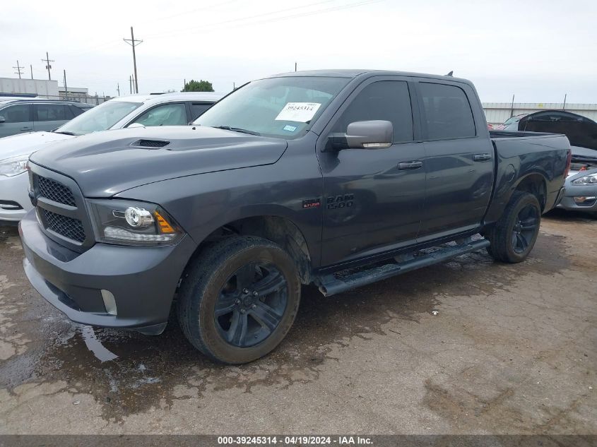 2017 Ram 1500 Night 4X4 5'7 Box VIN: 1C6RR7MT2HS796560 Lot: 39245314