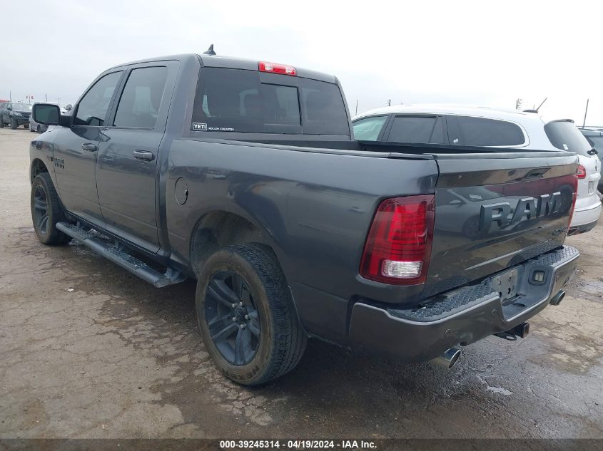 2017 Ram 1500 Night 4X4 5'7 Box VIN: 1C6RR7MT2HS796560 Lot: 39245314