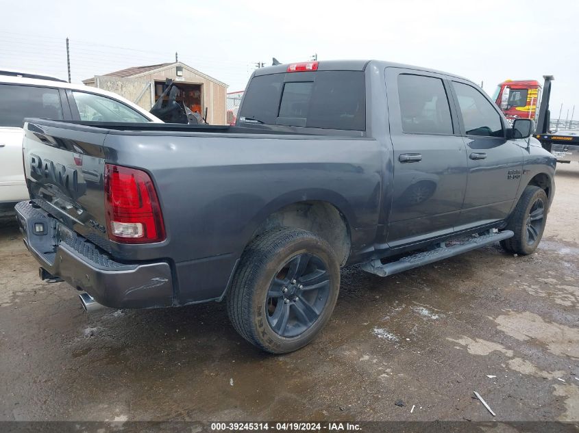 2017 Ram 1500 Night 4X4 5'7 Box VIN: 1C6RR7MT2HS796560 Lot: 39245314