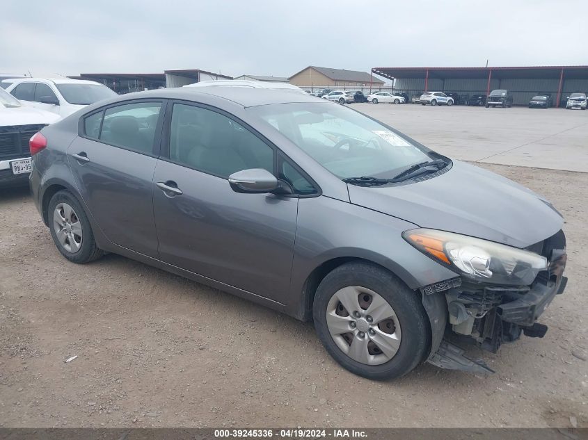 KNAFX4A60G5527093 2016 KIA FORTE