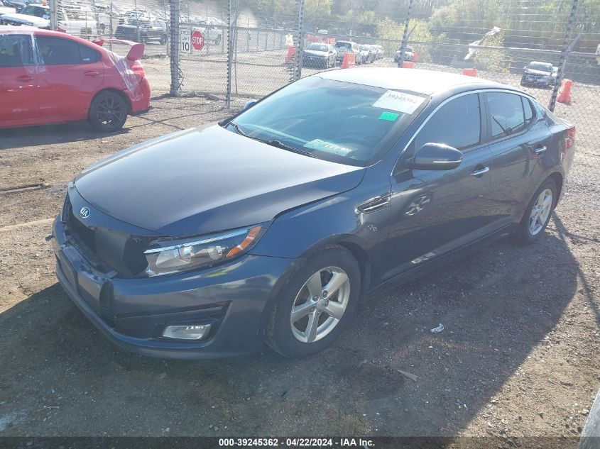 2015 Kia Optima Lx VIN: KNAGM4A74F5585387 Lot: 39245362