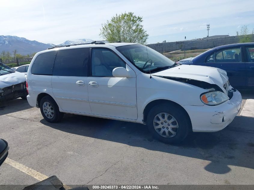 2005 Kia Sedona Ex/Lx VIN: KNDUP132X56621024 Lot: 39245373