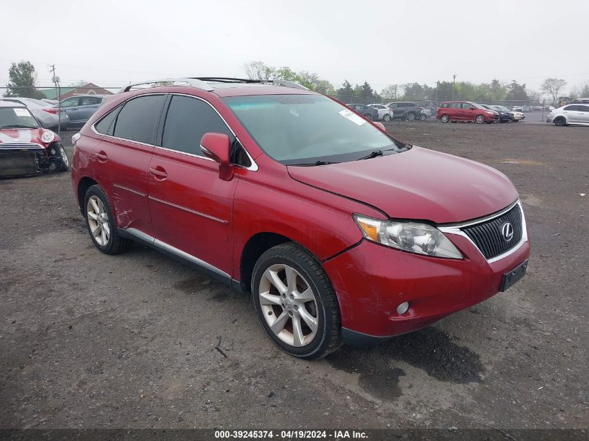 2010 Lexus Rx 350 VIN: 2T2ZK1BA1AC025926 Lot: 39245374