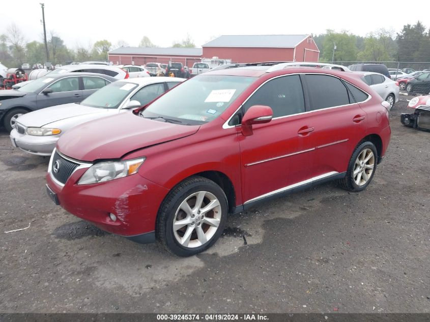 2010 Lexus Rx 350 VIN: 2T2ZK1BA1AC025926 Lot: 39245374