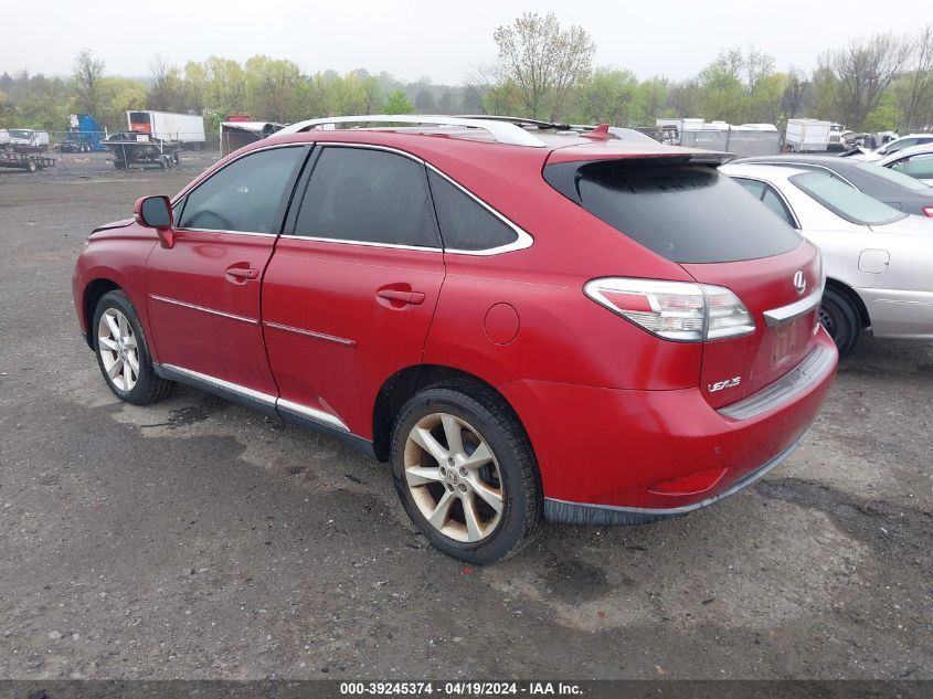 2010 Lexus Rx 350 VIN: 2T2ZK1BA1AC025926 Lot: 39245374