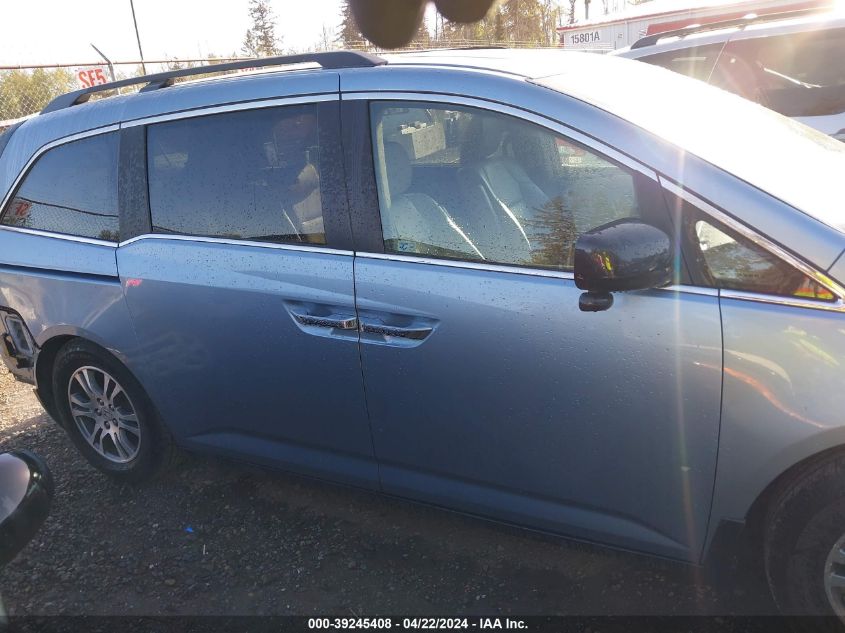 2013 Honda Odyssey Ex-L VIN: 5FNRL5H69DB037706 Lot: 50059704