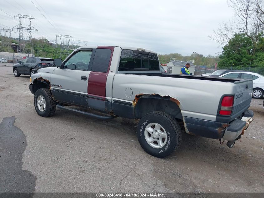 1999 Dodge Ram 1500 St VIN: 1B7HF13Z0XJ598418 Lot: 39245418