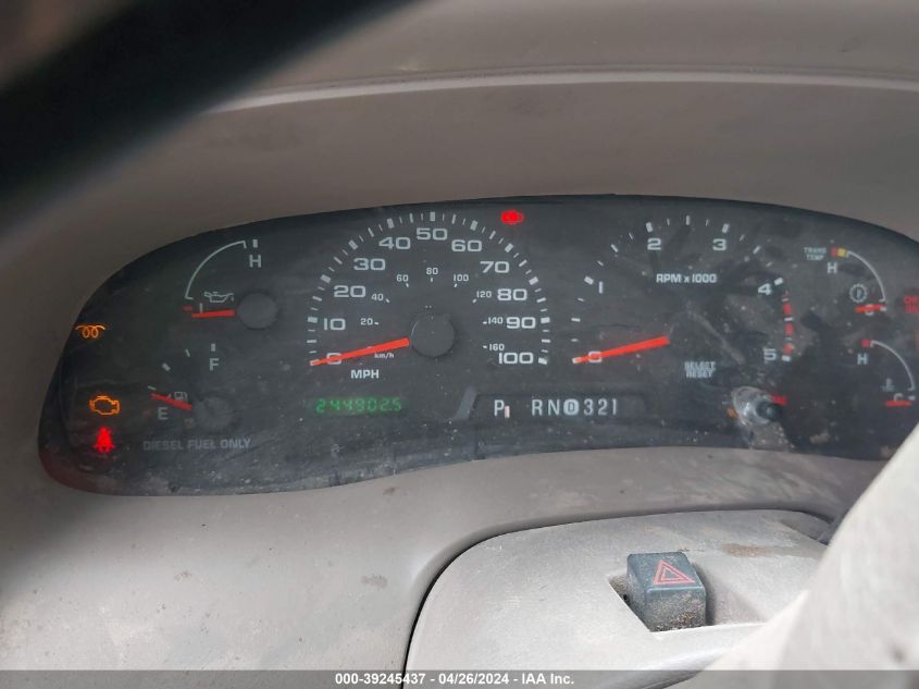 2003 Ford F-350 Lariat/Xl/Xlt VIN: 1FTSW31P43EB53976 Lot: 39245437