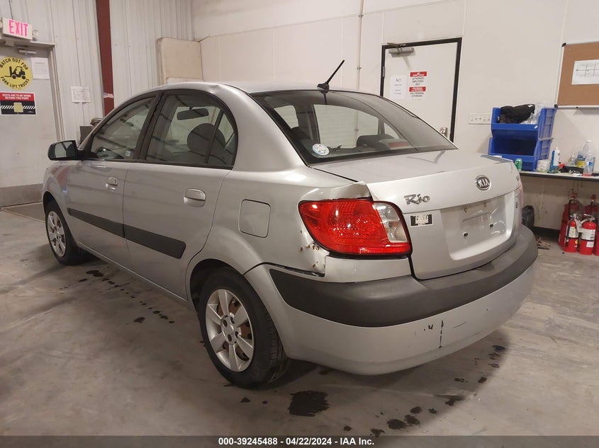 2007 Kia Rio Lx VIN: KNADE123476210783 Lot: 39245488