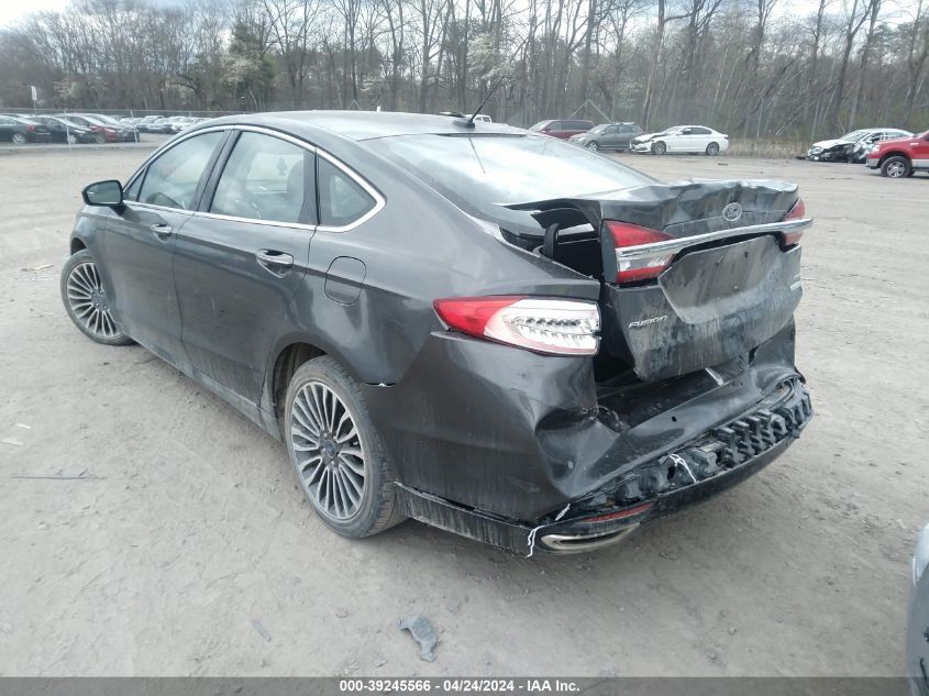 2017 FORD FUSION SE - 3FA6P0H95HR243460