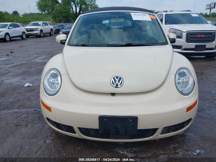 2009 Volkswagen New Beetle 2.5L VIN: 3VWRF31Y89M406255 Lot: 39245617